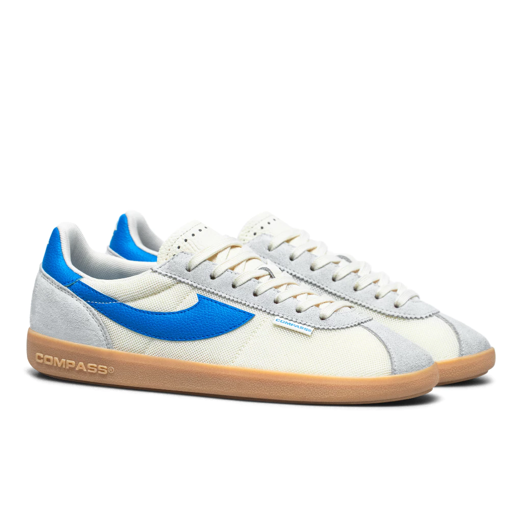 Sepatu Compass Tribune White Blue