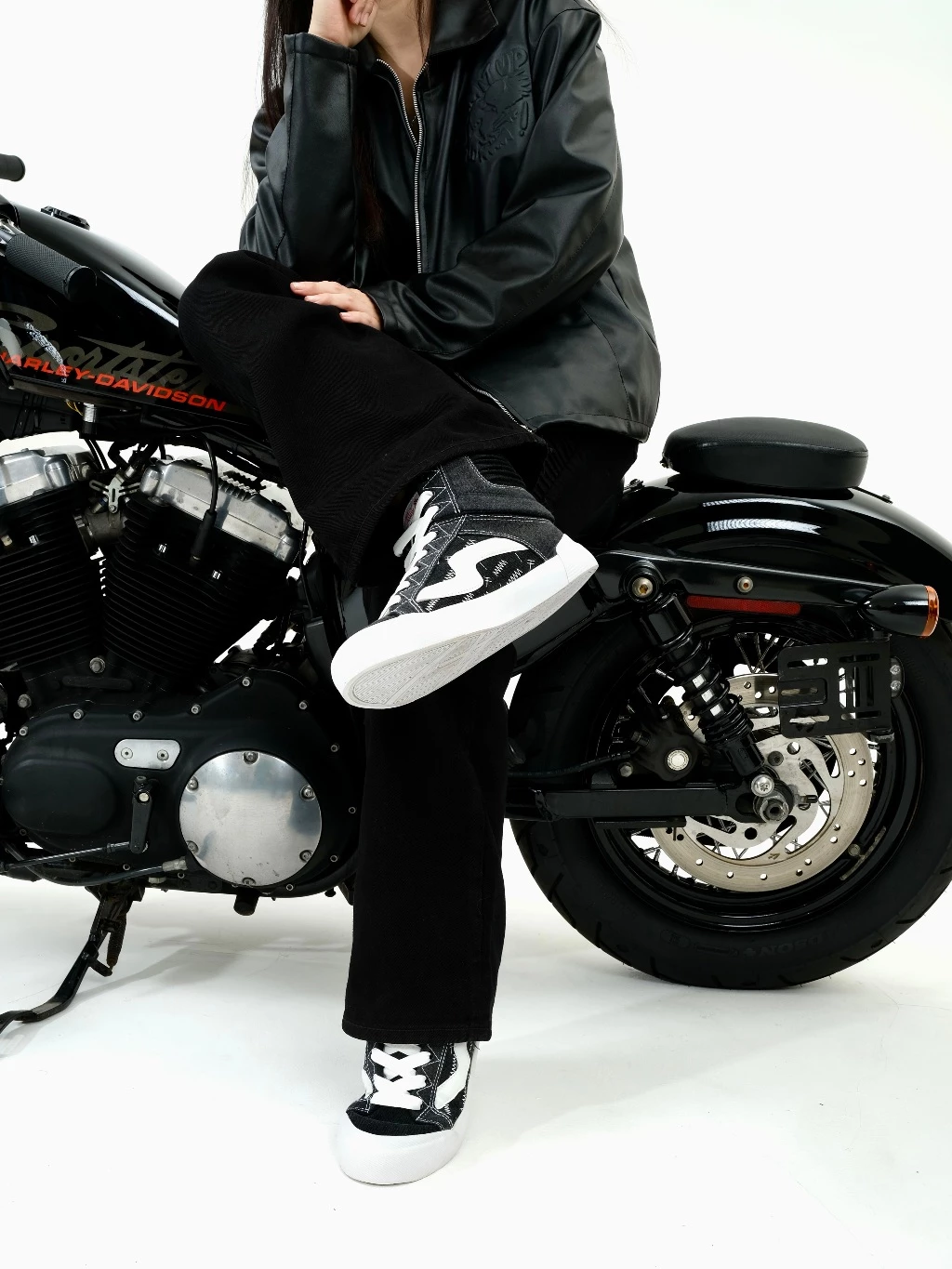 Patrobas x Denim It Up Biker Onyx Sneakers