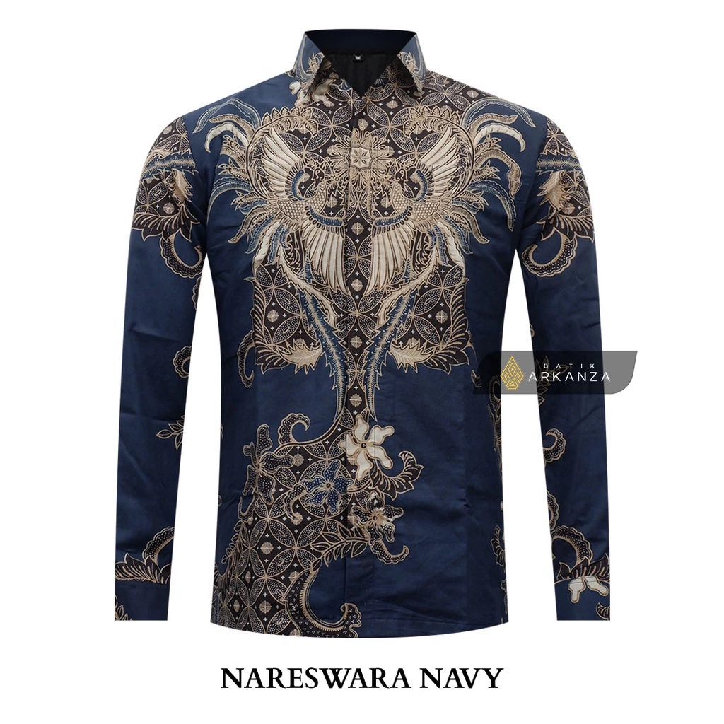 Batik Arkanza Motif NARESWARA NAVY