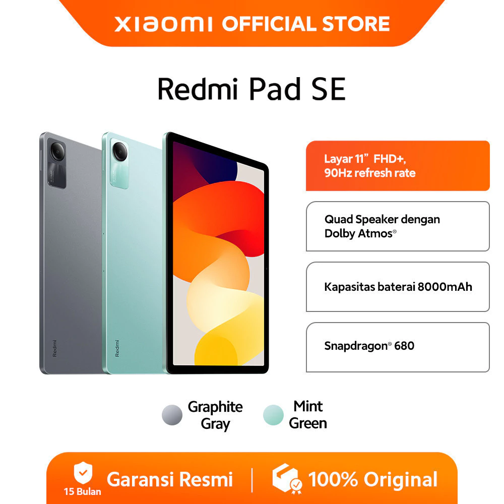 Official Xiaomi Redmi Pad SE (4GB/128GB)