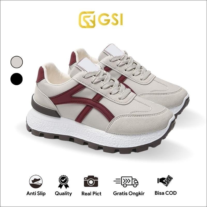 GSI Kiyora 1336 NEW 2024 Sepatu Sneakers Wanita Casual Women Shoes Casual Trendy 37-41